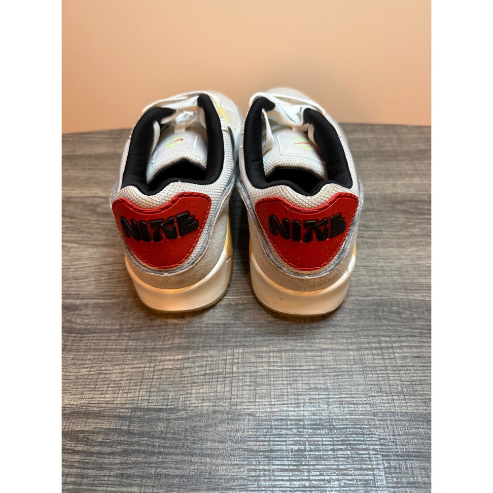 Nike Air Max 90 SE World Champ White Black Red DQ0276-100 Mens Sneakers - Picture 3 of 5